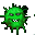 Green Urchin Monster Icon